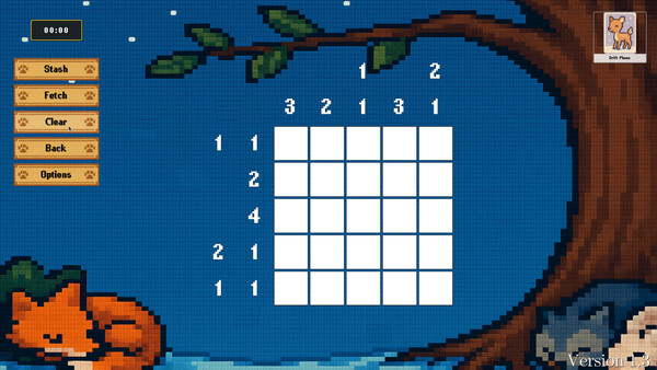 Nonogram puzzle grid